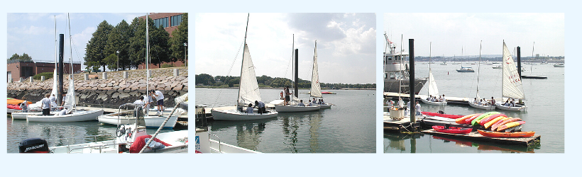 Docking a single sailboat