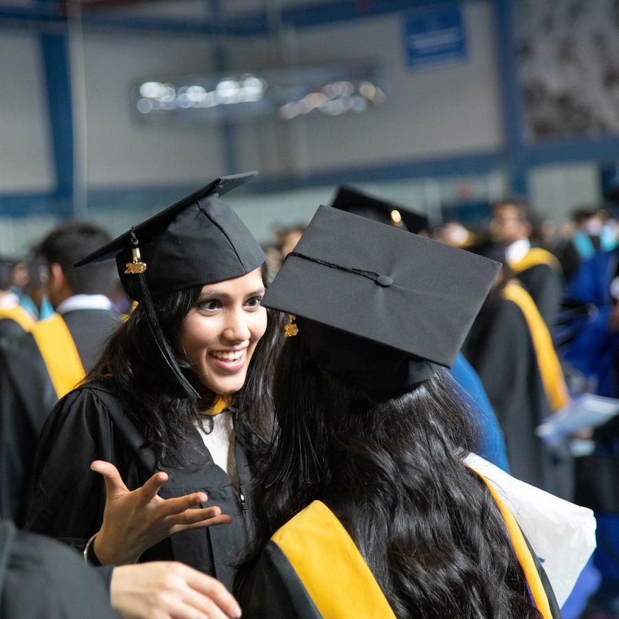 Student at graduation