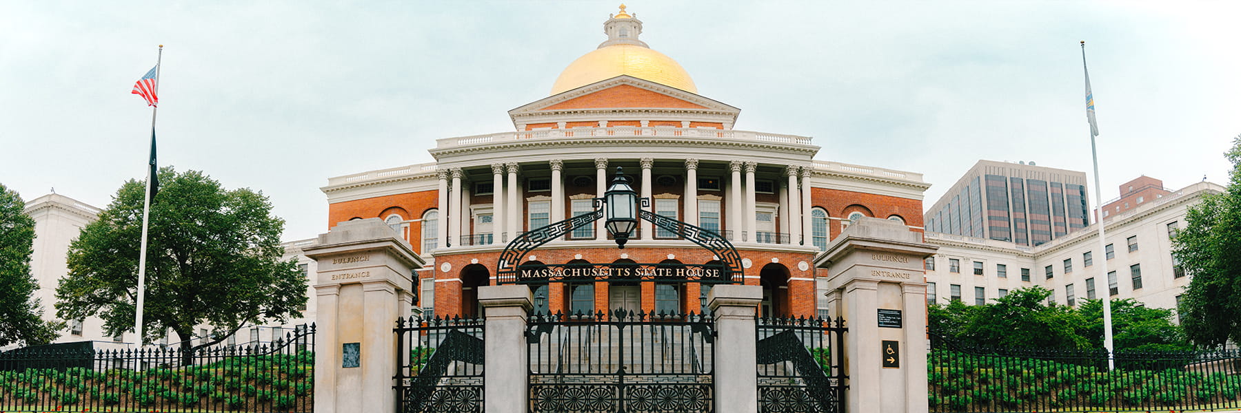 Massachusetts Statehouse in Boston.