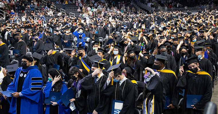 Class of 2021 Graduates at Commencement 