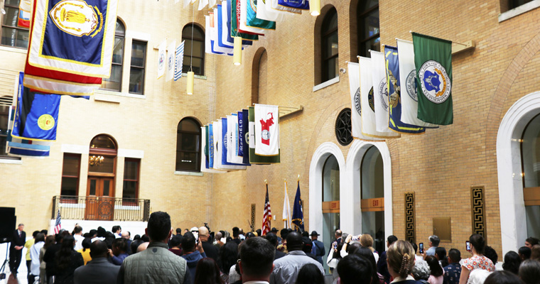 Citizenship ceremony at State House