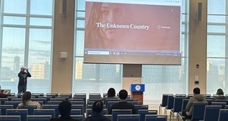 movie screening in ballroom